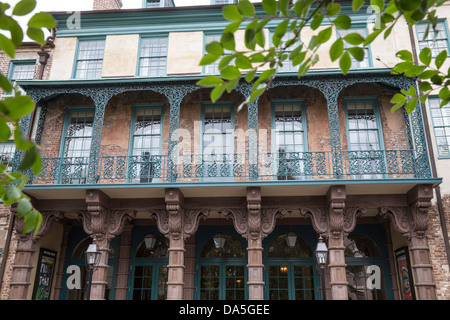 Dock-Straßentheater, 135 Church Street, Charleston SC, USA Stockfoto