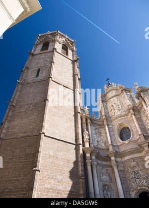 Valencia Kathedrale Glockenturm, Spanien 3 Stockfoto