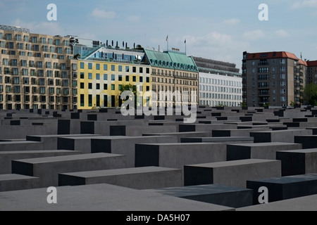 Berliner Holocaust-Mahnmal Stockfoto