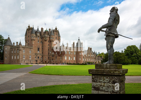 Europa-Großbritannien, Schottland, Fife Bereich, Angus, Glamis Castle, Elternhaus der Queen Elizabeth. Stockfoto