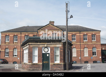 Eingang zum National Railway Museum in York Stockfoto