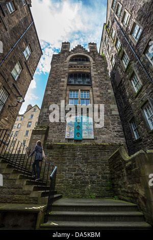 Europa-Großbritannien, Schottland, Edinburgh, das Makars Gericht des Writers Museum. Stockfoto