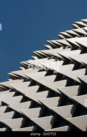 Asia, Singapur, Esplanade, Theater an der Bucht, Detail des Daches Stockfoto