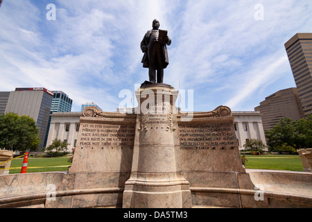 Das McKinley Denkmal an der Ohio State House in Columbus, Ohio, USA. Stockfoto