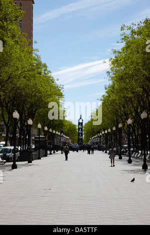 Rambla Nova Avenue in Zentralspanien Tarragona-Katalonien Stockfoto