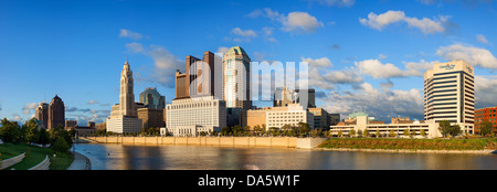 Die Skyline von Columbus, Ohio Stockfoto