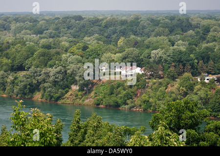 Niagara River, Niagara auf dem See, Ontario, Kanada, Fluss, Bäume, Wald, Landschaft Stockfoto