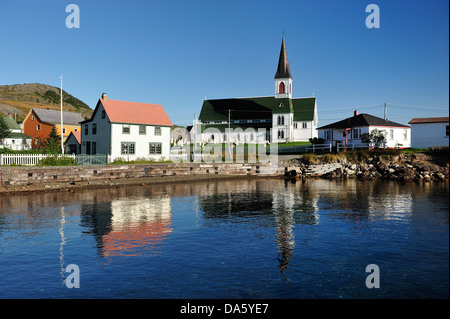 Trinity, Neufundland, Kanada, Dorf, Küste Stockfoto