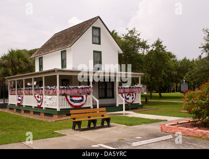 Ryckman Haus in Melbourne Beach, Florida Stockfoto