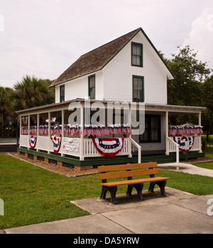 Ryckman Haus in Melbourne Beach, Florida Stockfoto