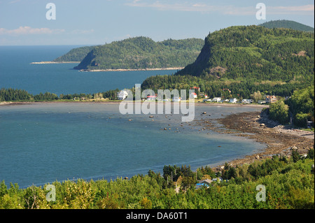 Kanada, Parc Nacional du Bic, Quebec, St. Fabien Sur Mer, Wald, horizontale, National Park, Panorama, Küste, Küste, Sommer, Stockfoto