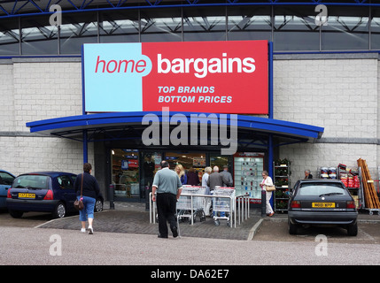 Ein "Home Schnäppchen" Discounter, UK Stockfoto