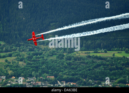 SION, Schweiz, Pilatus PC-21-Trainer an der Breitling Luftfahrtmesse anzeigen.  18. September 2011 in Sion, Schweiz Stockfoto