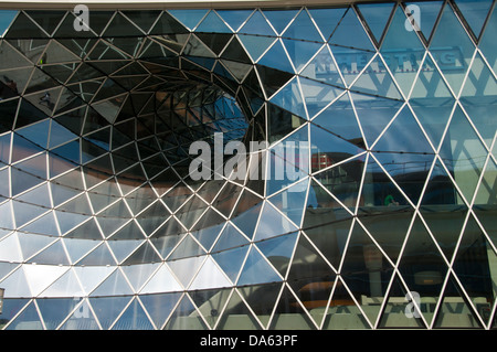 Modern, Fassade, Galerie MyZeil, Architektur, Glas, MyZeil, Palais Viertel, shopping Center, Frankfurt Am Main Frankfurt auf th Stockfoto