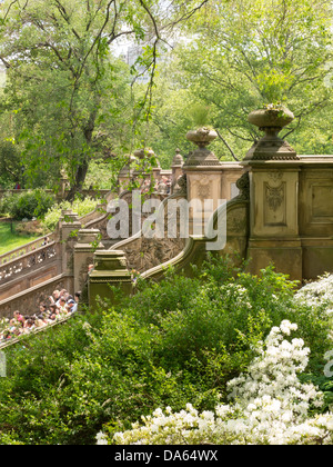 Bethesda Terrace im Central Park ist wunderschön im Frühling, New York City, USA, 2013 Stockfoto