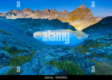 Wildsee, See, Europa, Schweiz, Kanton St. Gallen, St. Gallen, Fläche von Sargans, Pizol, fünf Seen, See, Berge, Stockfoto