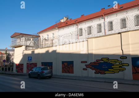 Mit Gefängnisgebäude, Wadowice, Polen. Stockfoto