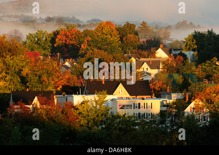 USA, Vereinigte Staaten, Amerika, New Hampshire, Manchester, Nordamerika, New England, Ostküste, Merrimack County, Indian Summer, Stockfoto