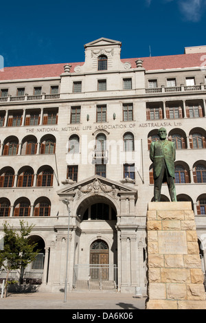Statue von Jan Hendrik Hofmeyr, Kirchplatz, Kapstadt, Südafrika Stockfoto
