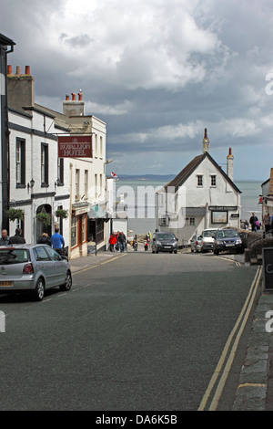 BREITE STRAßE LYME REGIS. DORSET UK. Stockfoto