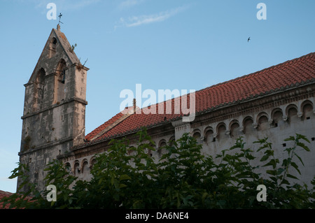 Kirche St. Johannes der Täufer in Trogir, Fernsehreihe, Kroatien, Johannes der Täufer Stockfoto