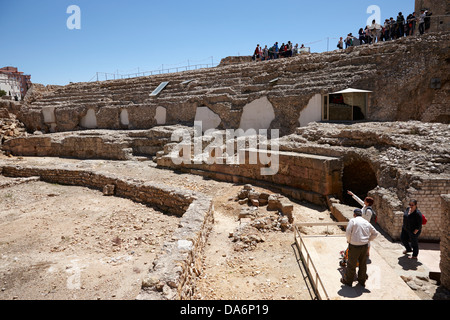 römischen Zirkus Ruinen von Tarraco Unesco World Heritage Site Tarragona Katalonien Spanien Stockfoto