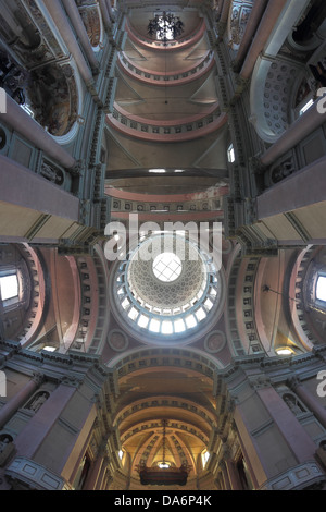 Basilika-Decke in Novara, Italien Stockfoto