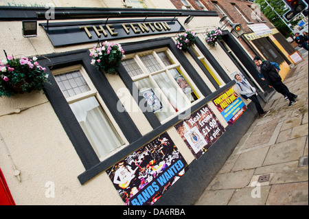 Außenseite des dem FENTON Pub in der Nähe Uni in Leeds West Yorkshire England UK Stockfoto