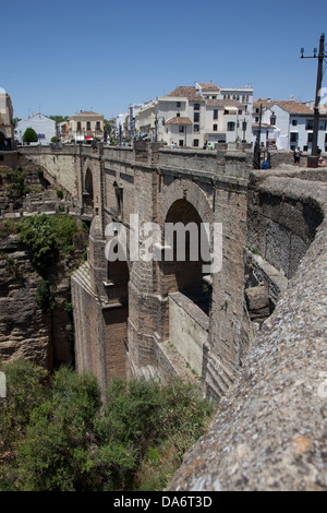 Ronda Spanien Malaga Andalusien Stockfoto