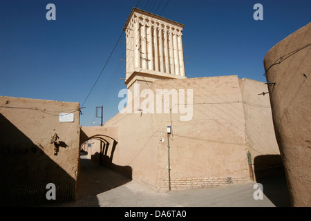 Badgirs (Windtowers oder Wind Fänger) in Yazd, Zentraliran Stockfoto
