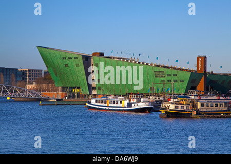 Europa, Niederlande, Nord-Holland, Amsterdam, Oosterdok, Science Center NEMO Stockfoto