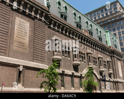 69. Regiment Armory, 68 Lexington Avenue am 26th Street, New York City Stockfoto