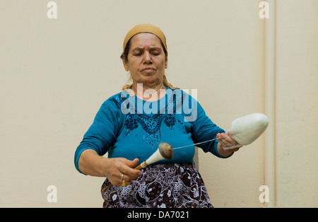 Ägypten, Provinz Hatay Antakya, Seidenweberei Yilmaz Ipekcilik Stockfoto