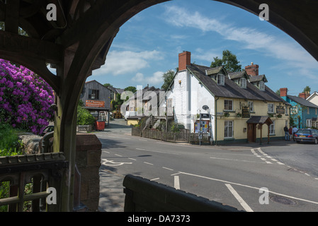 Die sechs Glocken Brauerei und Pub. High Street. Bischofsburg. Shropshire Stockfoto