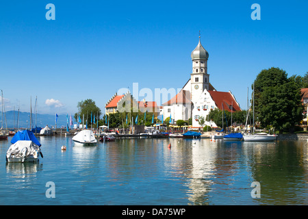 Wasserburg, Bodensee, Deutschland Stockfoto