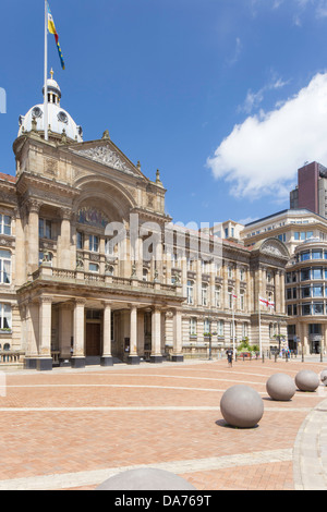 Victoria Square und das Rat-Haus bauen, Birmingham City Centre, Birmingham, England, UK Stockfoto