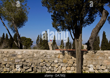 Die griechisch-orthodoxe Kirche von Elias am Berg Tabor oder Thabor im unteren Galiläa, Israel Stockfoto