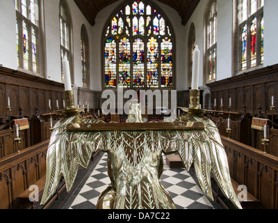 Adler-Pult in der Kapelle des Wadham College, Oxford 1 Stockfoto