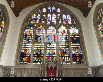 Glasfenster in der Kapelle des Wadham College, Oxford 1 Stockfoto