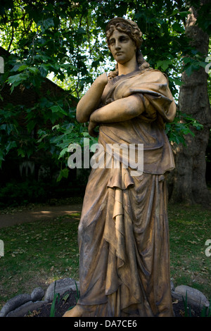 Euterpe, der Muse der Instrumentalmusik Stockfoto