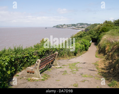 Clevedon Pier an der Küste von North Somerset England Stockfoto