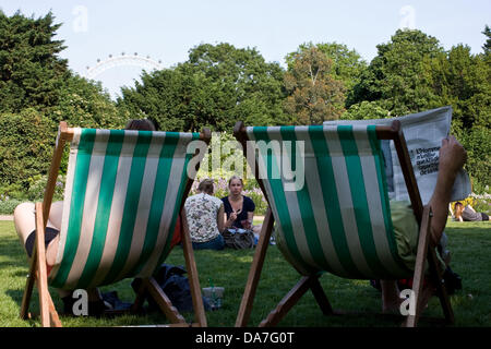 London, UK. 5. Juli 2013. Sonniger Tag in London Credit: Jay Shaw-Baker/Alamy Live News Stockfoto