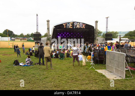 Der Park-Bühne auf dem Glastonbury Festival 2013 Stockfoto