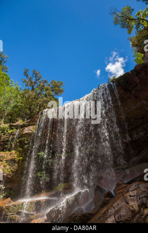 Popokvil Wasserfall auf Phnom Bokor - Kampot Provinz, Kambodscha Stockfoto