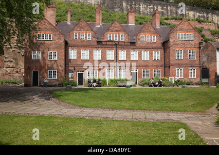 Das Museum von Nottingham Leben im Sudhaus Hof, Nottingham, Nottinghamshire, England Stockfoto