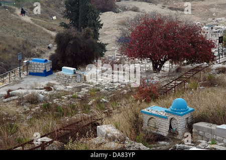 Gerechten Gräber in Safed, Israel Stockfoto