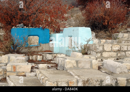 Gerechten Gräber in Safed, Israel Stockfoto