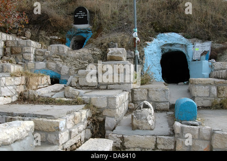 Gerechten Gräber in Safed, Israel Stockfoto