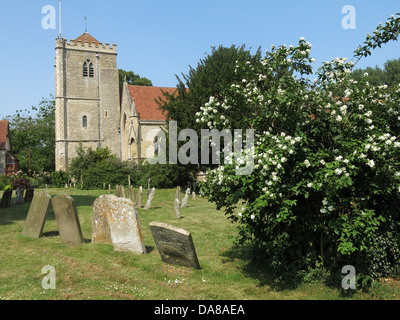 Schöne Dorchester auf Themse Abbey Church of St Peter & St Paul Stockfoto