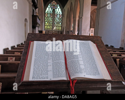 Beautiful Dorchester on Thames Abbey Church of St Peter & St Paul, View from the bible, Oxfordshire, England, UK, OX11 Stockfoto